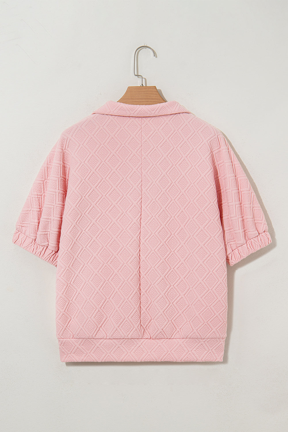 Light Pink Sequin Halloween Ghost Patch Application Graphic Top