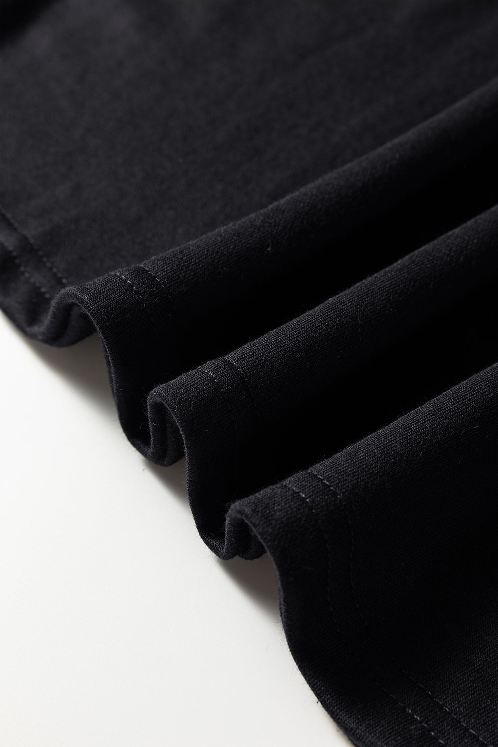 Black Halloween Rhinestone Pumpkin Contrast Ribbed Patchwork Top