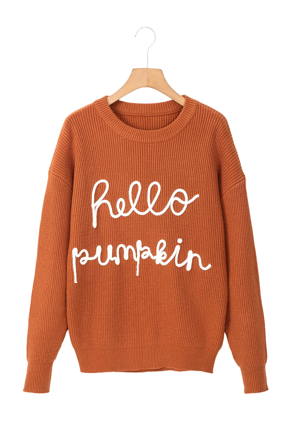 Flamingo Hello Pumpkin Graphic Sweater