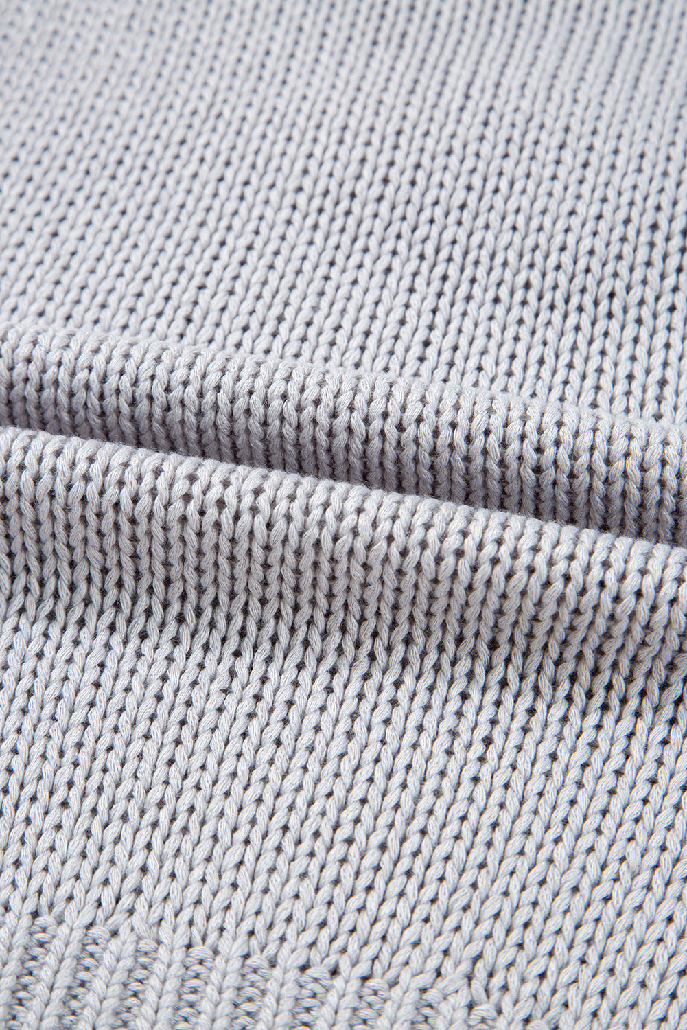 Light Grey Bowknot Applique Cap Sleeve Sweater