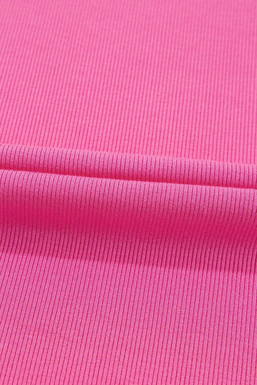 Bright Green Pearl Beaded Puff Sleeve Ribbed Top