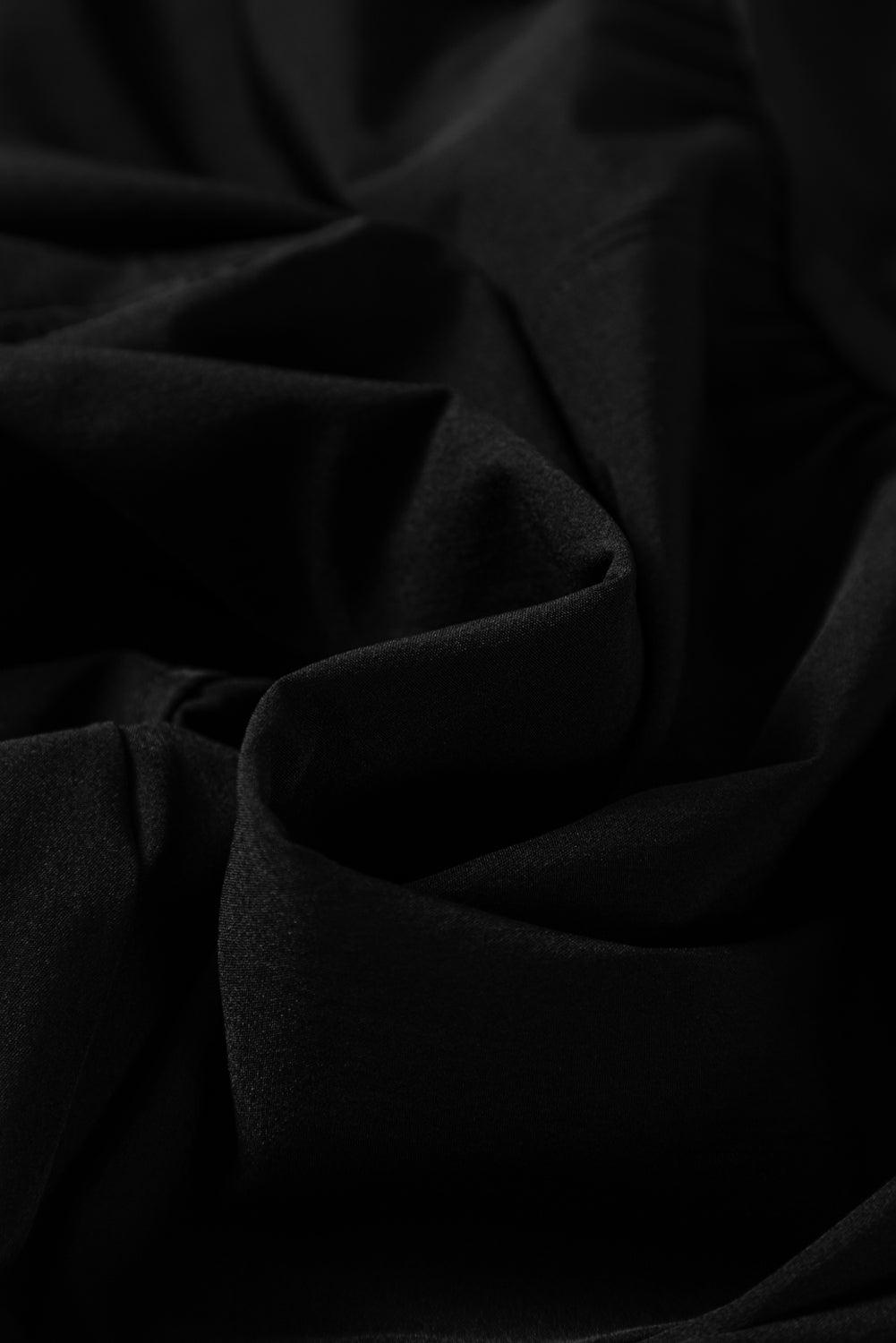 Black Elastic High Waist Pocketed Cargo Jogger Pants