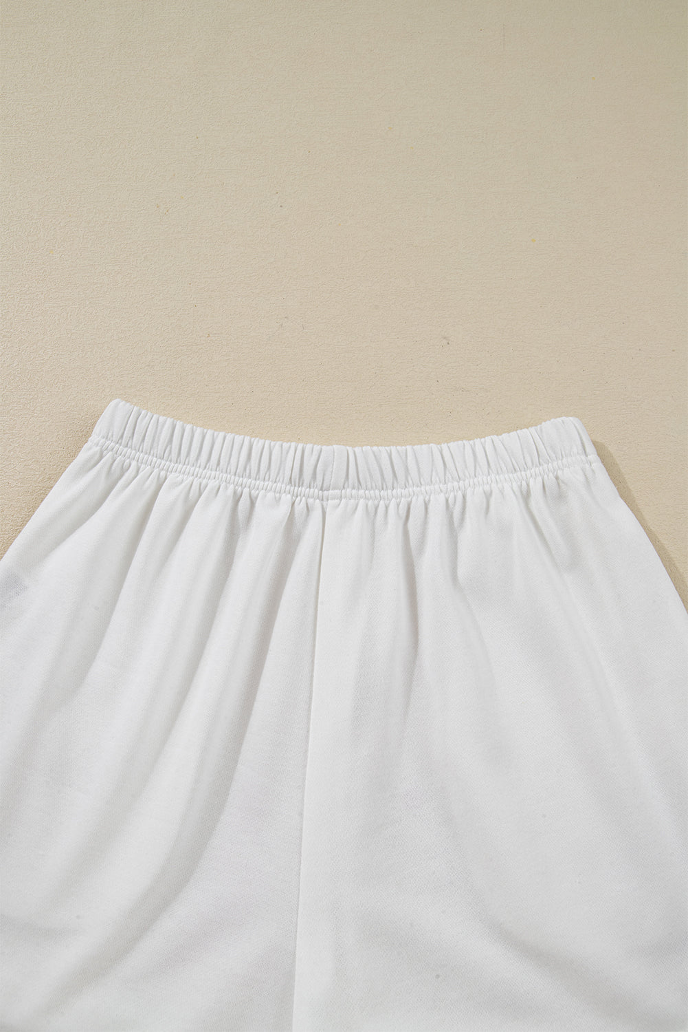 White Christmas Tree Long Sleeve Top and Shorts Pajama Set